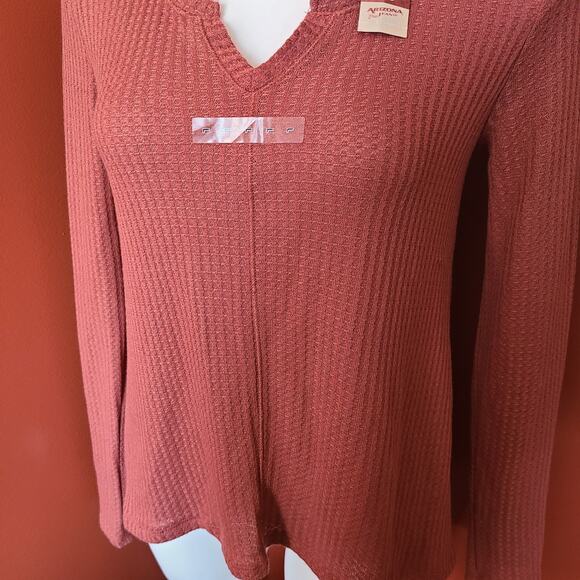 Arizona Jean Co Rust Colored Top NWT - Picture 6 of 6